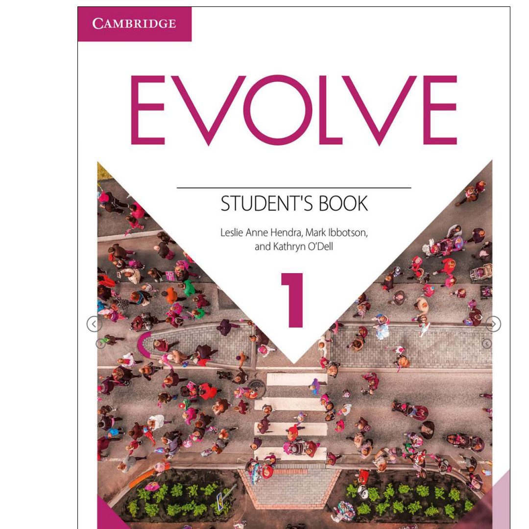 کتاب زبان ایولو1 آپ بوک Evolve