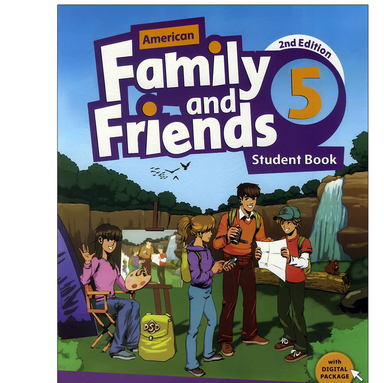 کتاب فمیلی اند فرندز 5 ویرایش دوم امریکن American Family and Friends 5 Second Edition آپ بوک