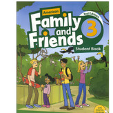 کتاب فمیلی اند فرندز 3 ویرایش دوم امریکن American Family and Friends 3 Second Edition آپ بوک