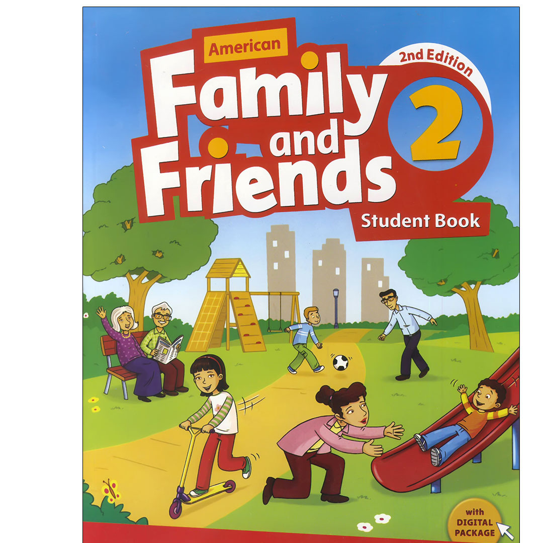 کتاب زبان فمیلی اند فرندز 2 ویرایش دوم امریکن American Family and Friends 2 Second Edition آپ بوک