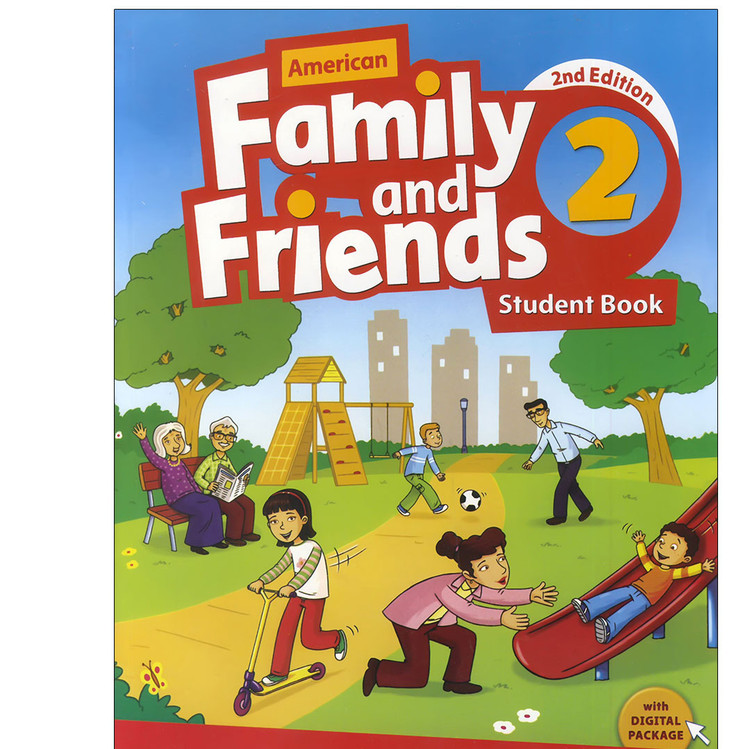 کتاب زبان فمیلی اند فرندز 2 ویرایش دوم امریکن American Family and Friends 2 Second Edition آپ بوک